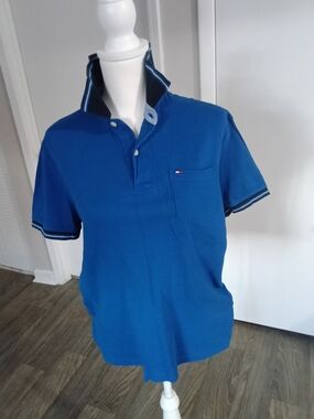 Tommy Hilfiger Men's Blue Polo Shirt